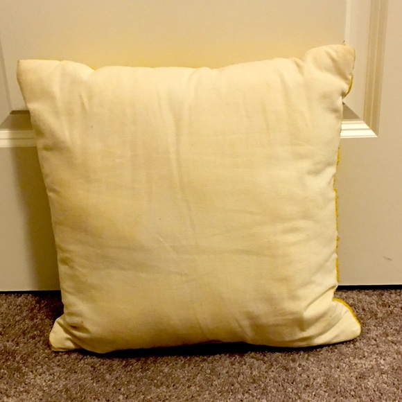 Room Essentials Yellow and White Throw Pillow - Picture 2 of 2